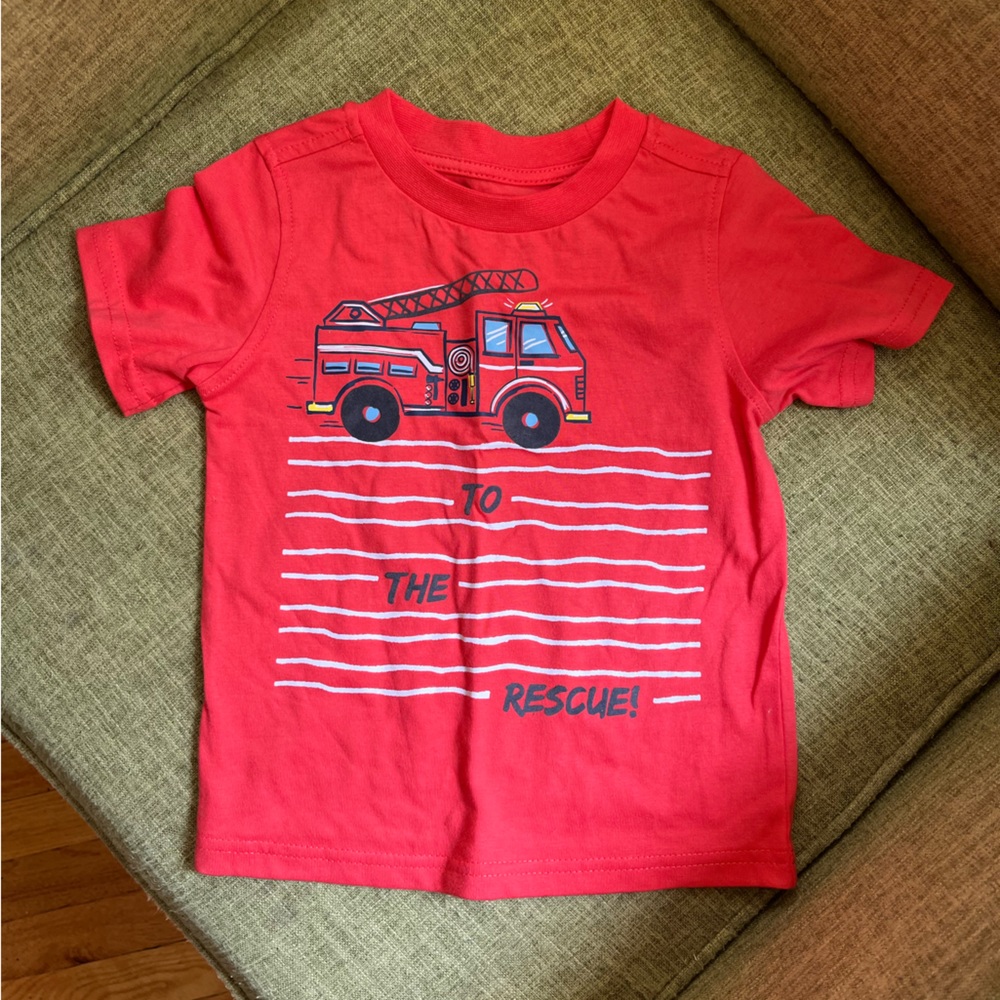 Fire truck toddler T-shirt!